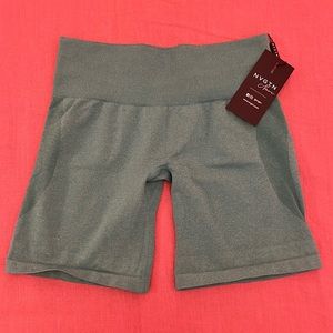 NVGTN Turquoise Contour Seamless Shorts